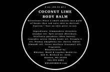 Load image into Gallery viewer, Coconut Lime Body Balm